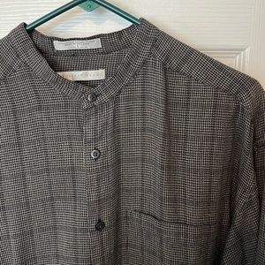 GEOFFREY BEENE Long sleeve button down size L